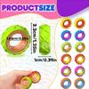 Neue Fidget Toys - Sensorische Fidget-Ringe aus Silikon für Erwachsene Jugendliche Massagegerät Stressabbau Entspannung Fidget-Spielzeug für Autismus Angst