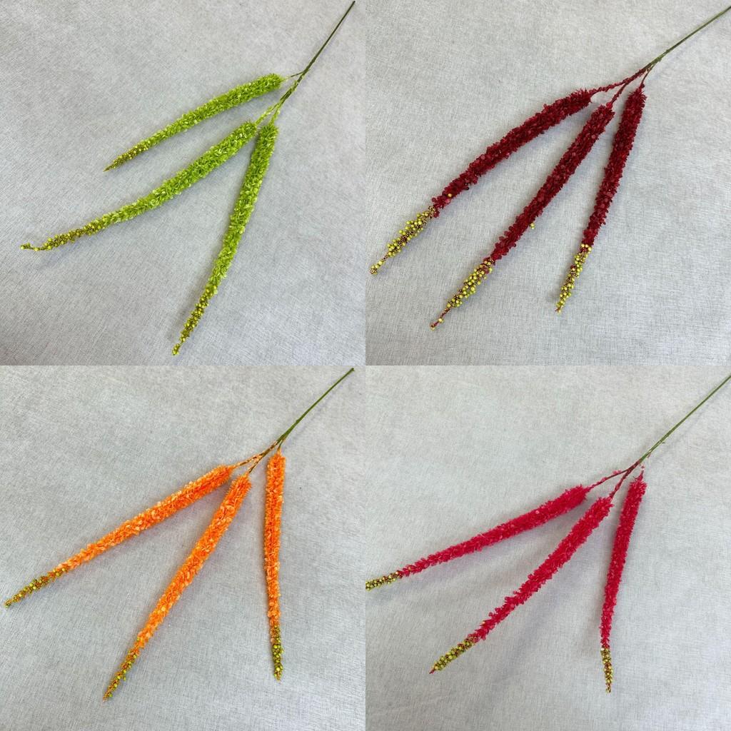 Plastic Typha Angustata Bory Et Chaub Flower Decorative Piece For Wedding And Interior Design