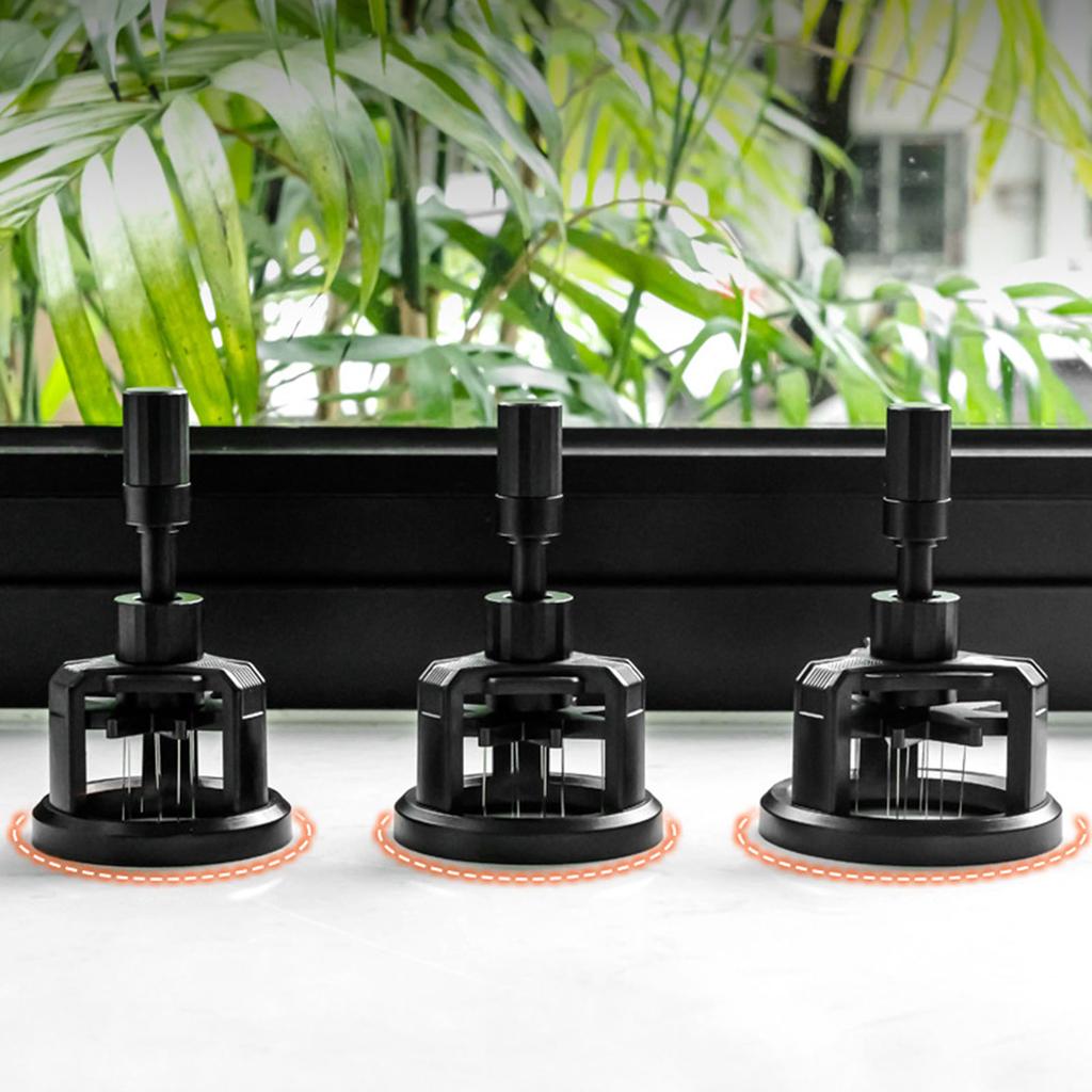 Coffee Stirrer with Adjustable Needle Height and Magnetic Base Rotating Espresso Powder Distributor Coffee Accessories