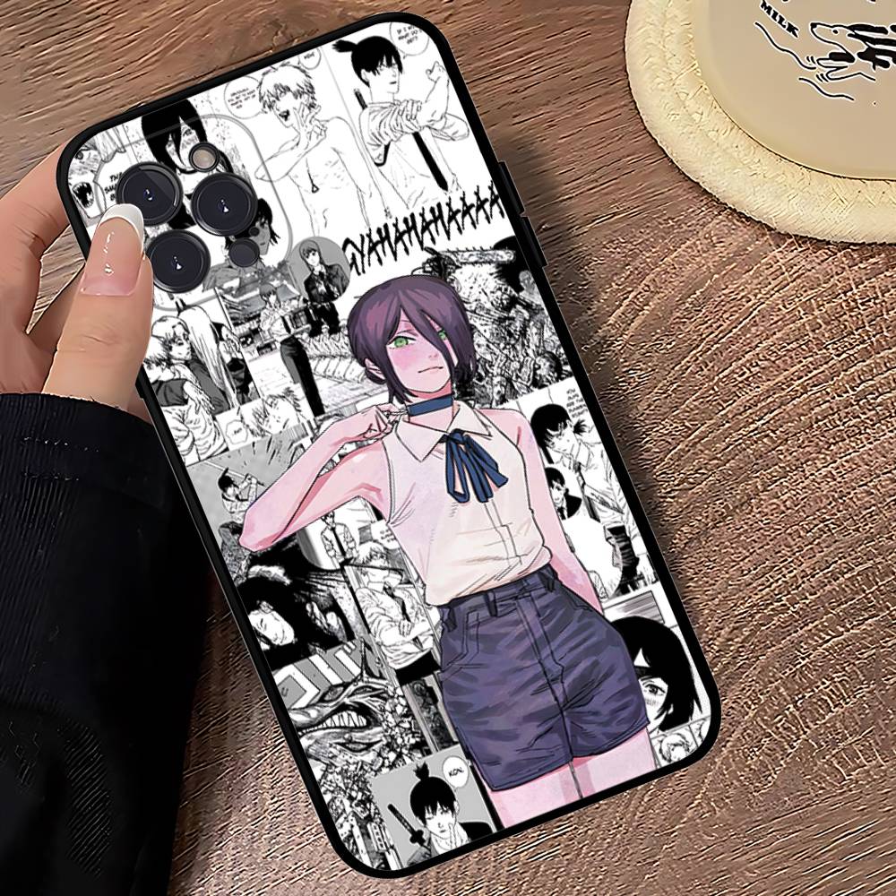 Cool Anime R-Reze Phone Case For Iphone 17 16 15 16e 14 13 12 11 Pro Max Plus Case Cover Coque
