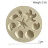 Cake Decorating Tools DIY Sea Creatures Conch Starfish Shell Fondant Cake Candy Silicone Molds Creative DIY Chocolate Mold