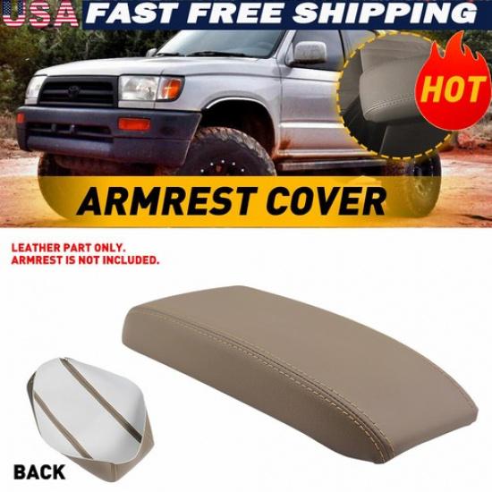 Center Lid Console Arm Armrest Rest Tan Cover 1996-2002 Fit Skin Toyota 4Runner