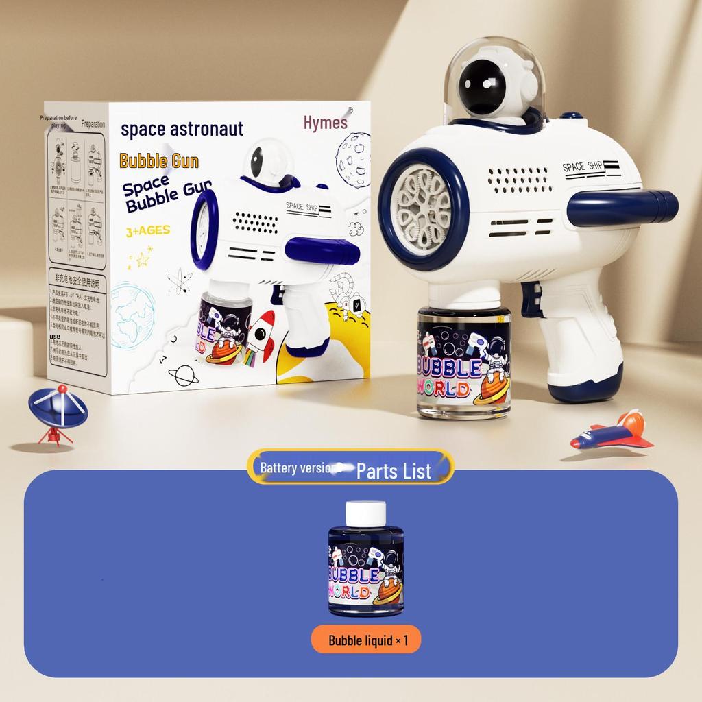 Gatling Bubble Gun: Automatic Electric Handheld Bubble Maker for Kids