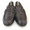 Saxone England Vintage Coin Loafer 7 25.5 Brown Business Dress Shoes(USED)
