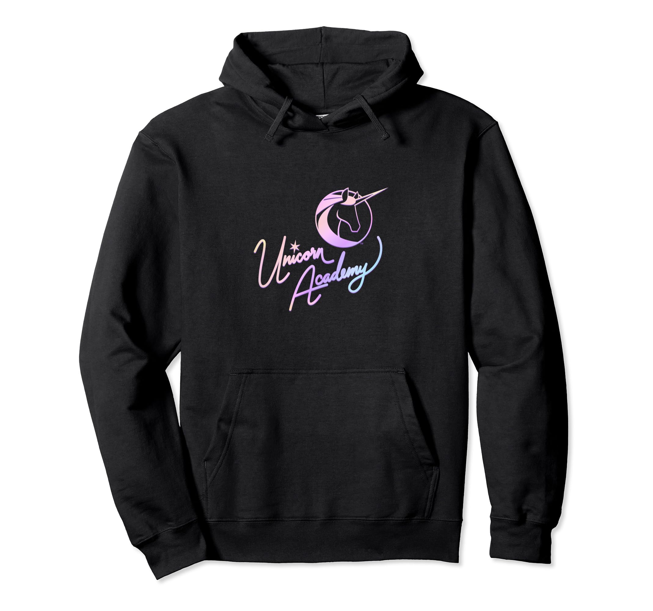 Unicorn Academy Nouveau Magic Graphic Front and Back Print Hoodie