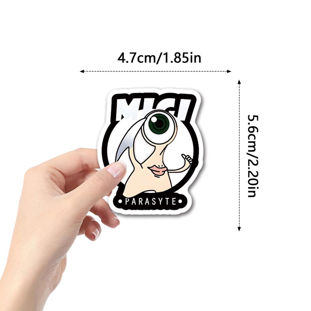 55 New Parasyte Comics Graffiti Stickers Suitcase Car Water Cartoon Cup Stickers