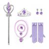 Accessories Set Frozen Princess Elsa Play Accessories Birthday Set Wand Crown Gloves Wig Accessories