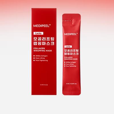 Red Lacto Collagen Wrapping Mask 4ml X 4ea/  Lifting Hydrating, Moisturizing, Korean Cosmetics, Kbeauty