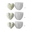 Flexible Silikonform Herzform Kerzenformen Duftende Aromatherapie Herstellungsform Handgemachte Tischdekoration Form