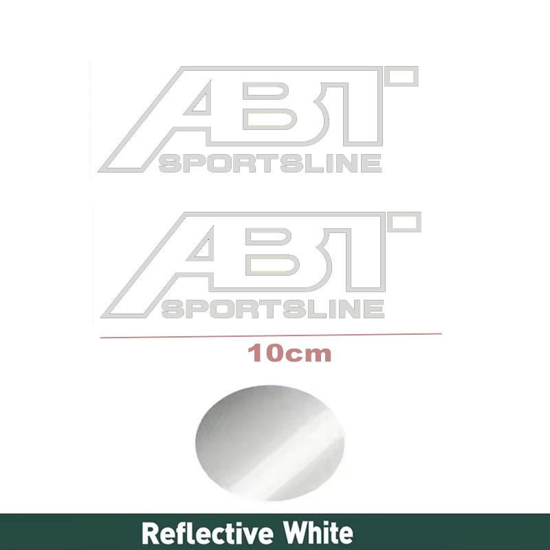 2pcs ABT Car Rearview Mirror Sticker For Volkswagen tt A1 A3 A4 A5 A6 A7 TT R8 Q3 Q5 Q7 Auto Decoration