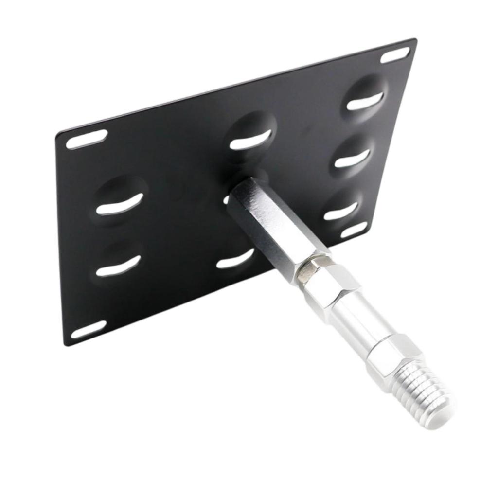 Tow Hook License Plate Bracket Professional Sturdy with Adapter Tag Frame Car Modification License Plate Frame for BMW License Plate Covers Frames 6