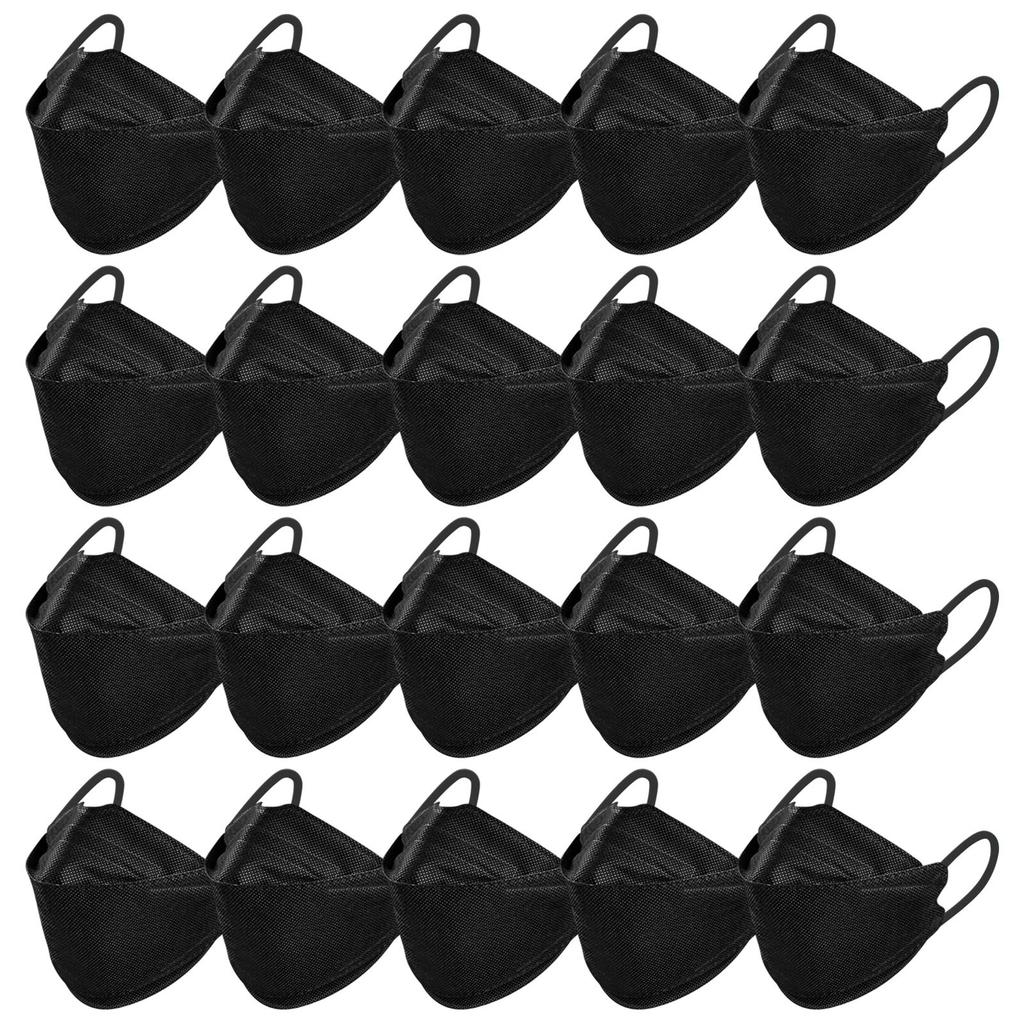 KN95 Adult Protective Face Masks Four Layer Construction Breathable Design 20pcs Disposable Respirators for Daily Use and Outdoor Activities