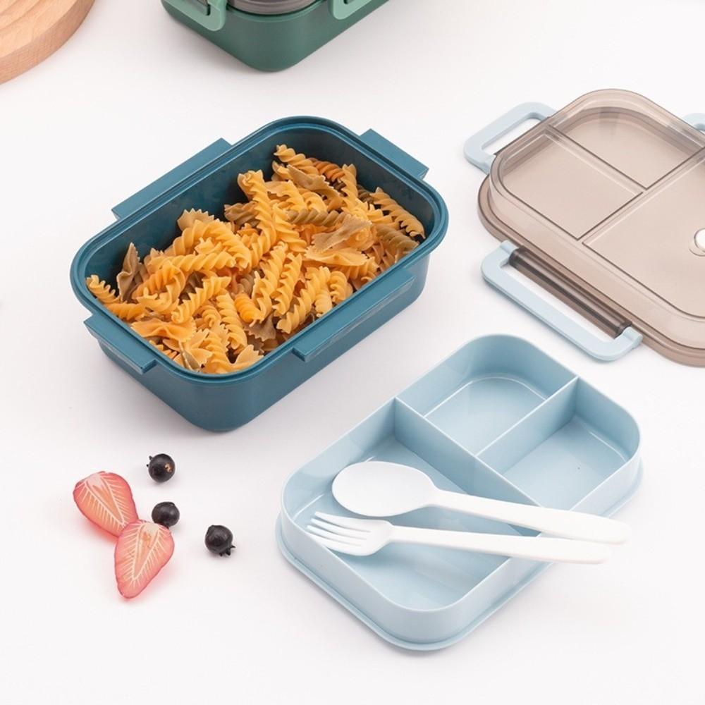 Sealed Student Lunch Box Divided Food Storage Container Microwave Oven Lunch Box School