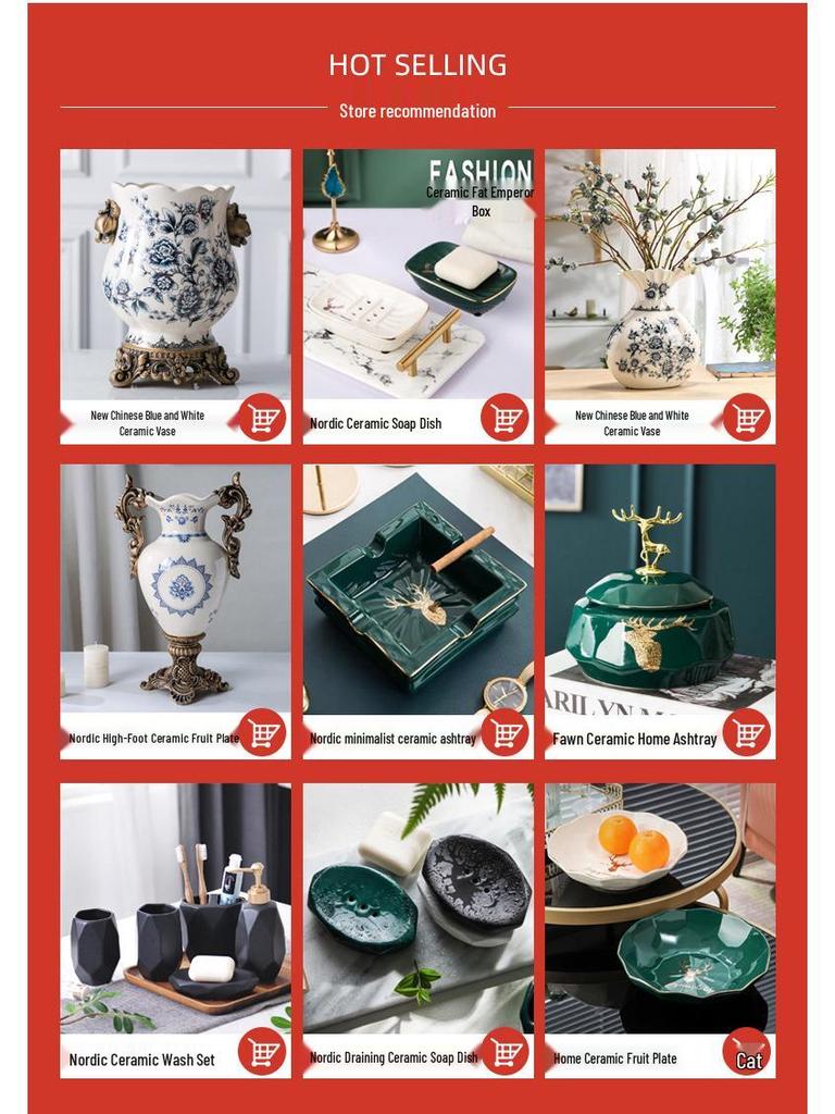 Vază de podea trofeu europeană vintage cu două mânere – Decor ceramic retro