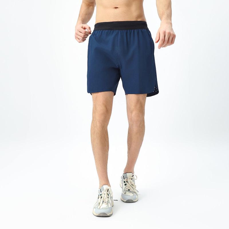 

Летние спортивные шорты быстросохнущие для трансграничной торговли: Легкий, Дышащий, Свободный крой для бега, фитнеса и активного отдыха с молнией. Double Extra Large королевский синий