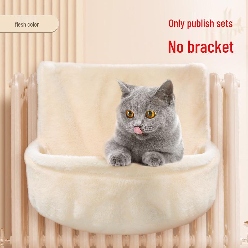 "Stable & Safe Winter Cat Hammock - Detachable, Washable, Folding Climbing Frame"