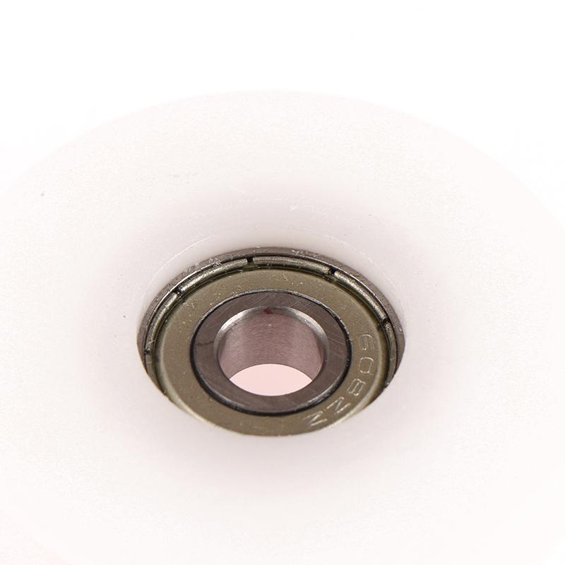 8*50*12Mm Wide Slot 5/7Mm U Groove Roller Guide Wheel Pom Nylon Groove Wire Rope Bearing