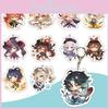 Genshin Impact Original Hand Game Acrylic Cute Keychain Charm Perfect Gift For Gamers