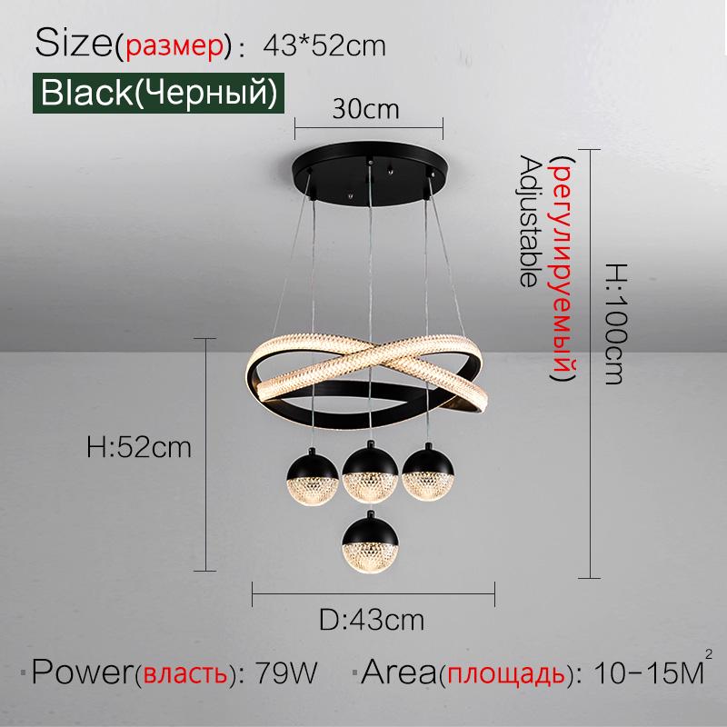 Light Luxury Dining Room Chandelier Designer Modern Minimalist Art Three-head Nordic Bedroom Round Table Dining Room Lamp