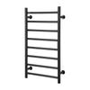 8 Bars Towel Warmer Rack Wall Mounted Heated Towel Rack for Bathroom Black