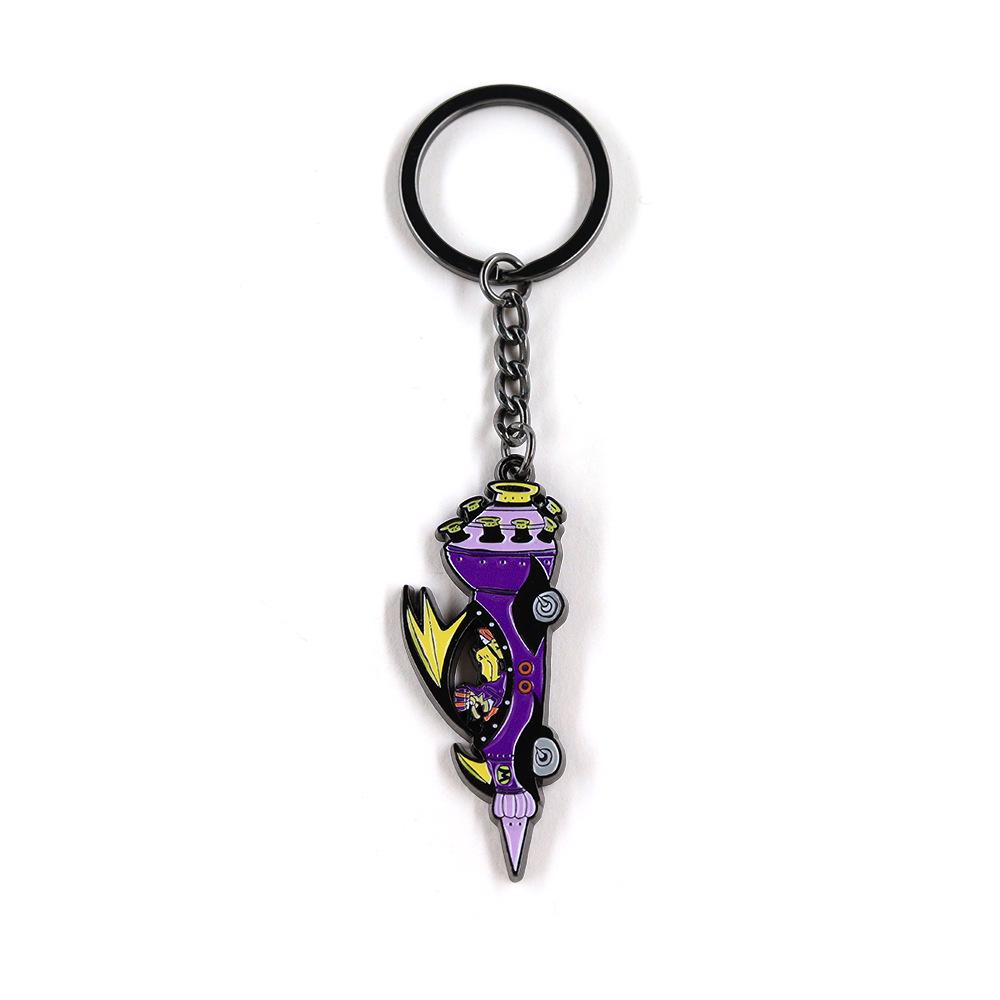 Wacky Races Vile Machine Purple Keychain