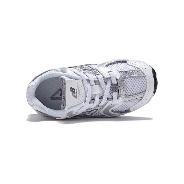 New Balance NB 530 Bequeme Vielseitige Low-Top Walking Schuhe Baby Sneaker Silber IZ530AD