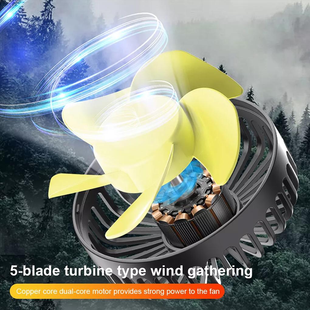 Adjustable Cooling Fan For Car Seat Back Efficiently Circulate Air With 360-degree Rotation Car Fan