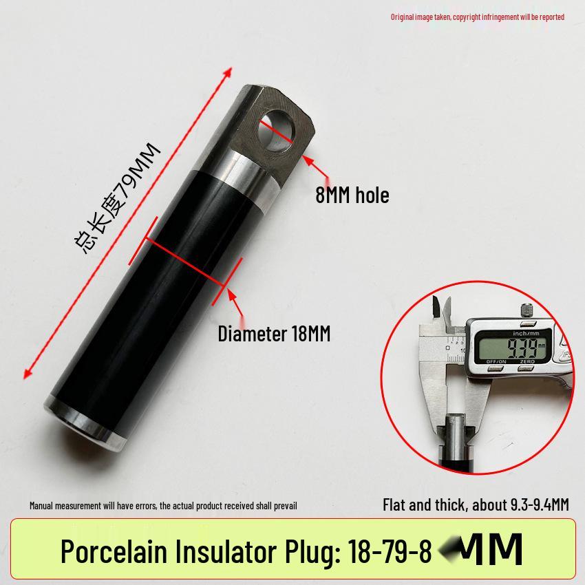 Universal High-Pressure Car Washer Pump: 1812 Plunger Piston Rod with Black Spray Porcelain Plunger & White Ceramic Tube