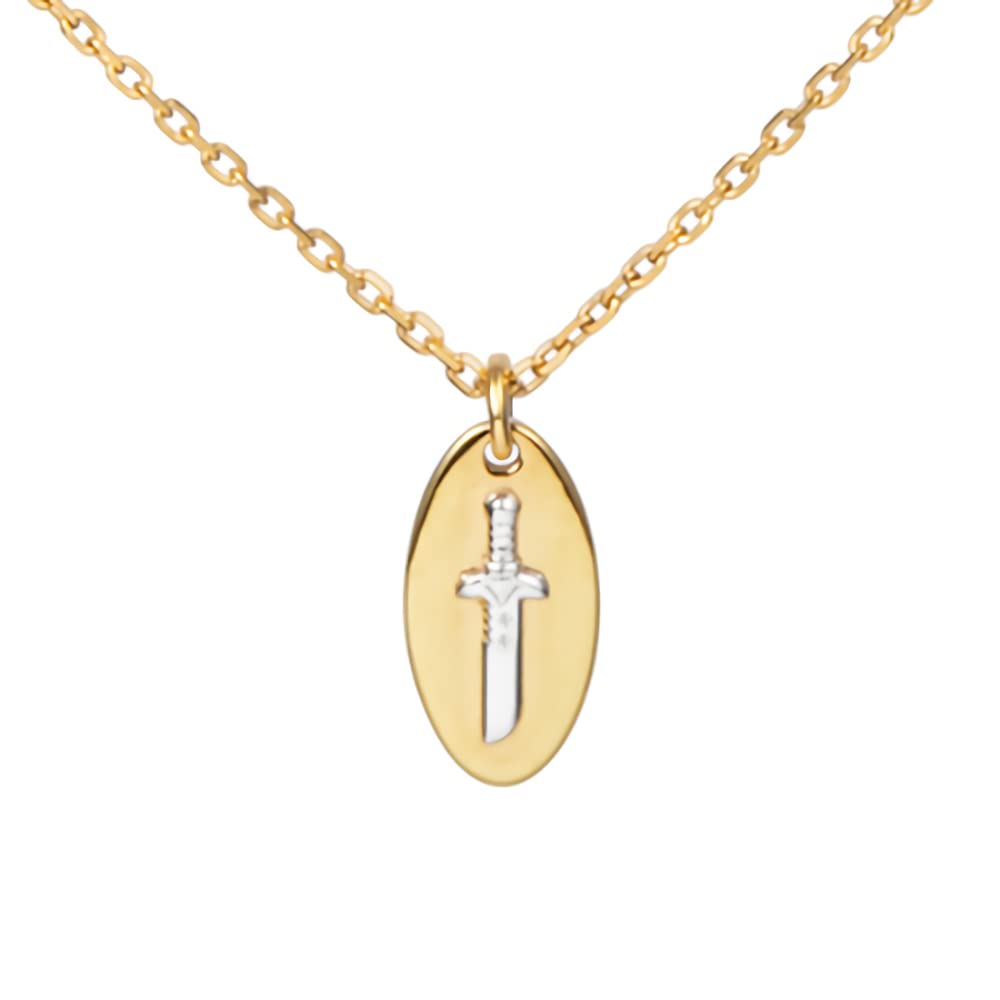 

Dragon Quest Goods Necklace Great Adventure Accessories Papnica Knife Necklace Silver Gold Unisex Jewelry Dragon Quest Present Gift [U-Treasure] Dai s