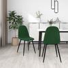Day and Night - Day and Night Dining Chairs 2 Units Dark Green Velvet