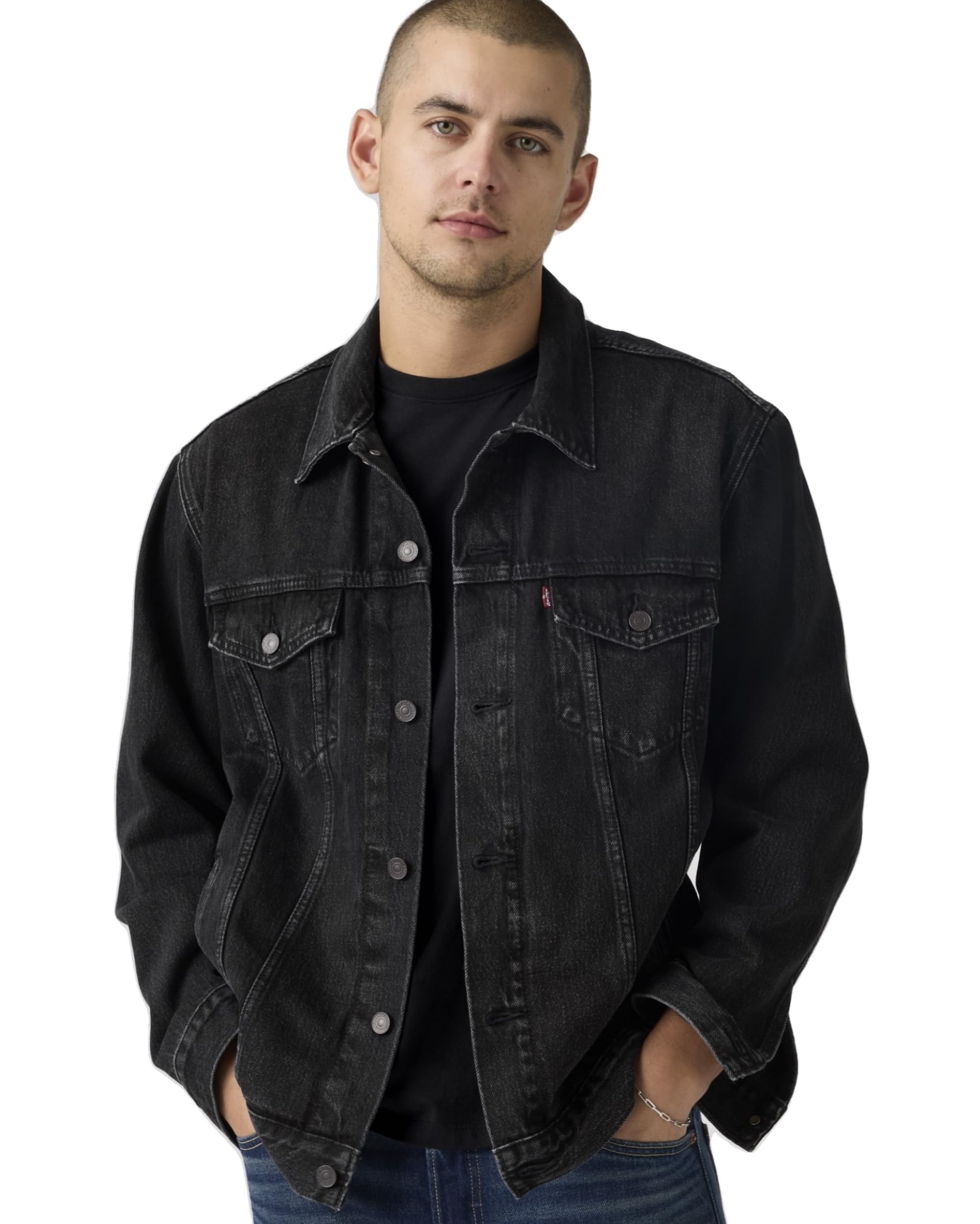 Levi s Denim Jacket TYPE III Relaxed Fit Trucker Jacket Men s A5782-0103 US XL