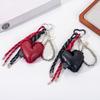Plush Heart Shape Mini Backpack Hanging Handbag Pendant Bag Pendant Bags Accessories KTB