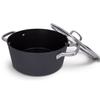 ARCOS Samoa - Faitout Anti-Adhésive en Aluminium Forge avec Couvercle en Verre (16 mm)
