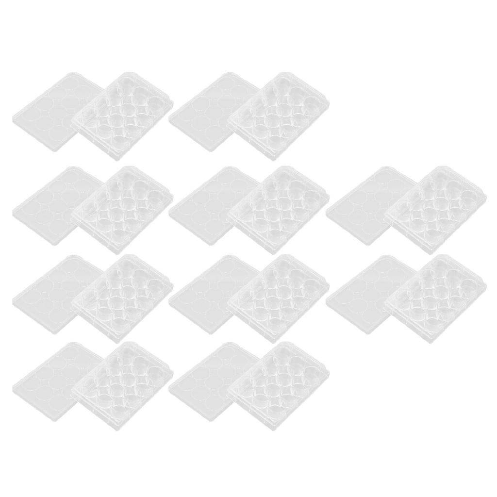10 Stück Kulturschale Dicke Uniform Hochtransparent Gewebekulturschale mit Deckel für Labor Biologieraum