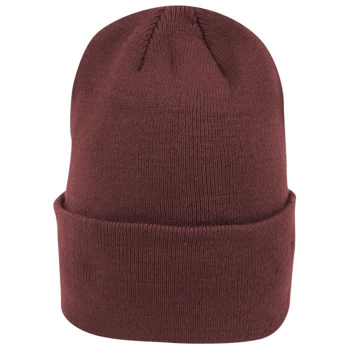 Bonnet - Urban Classics - Long - Unisexe - Bordeaux - 100% Polyacrylique