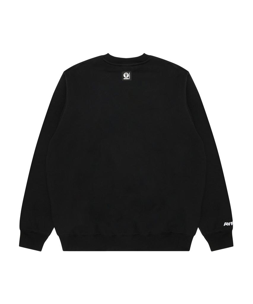 AAPE AAPEnow Heart Logo Round Neck Sweatshirt / Aapswmc357Xxpbkx