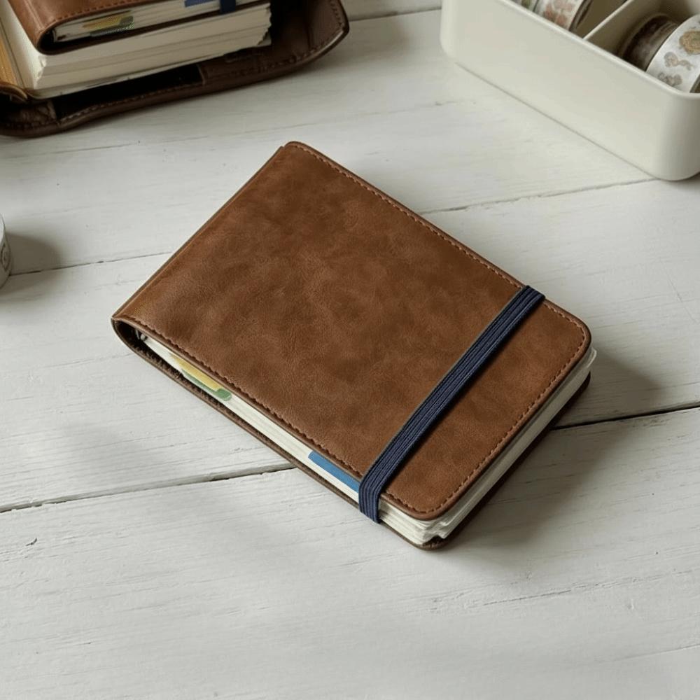 Quaderno a fogli mobili con 3 fori Mini Quaderno di Cancelleria Tascabile Quaderno per Diario a Mano