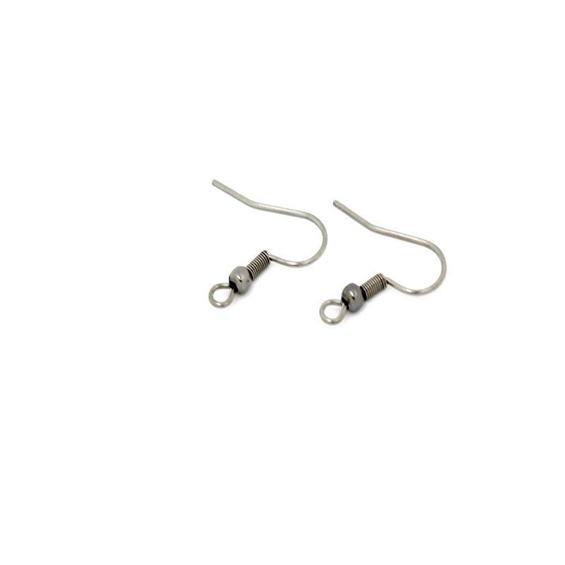 50Pcs Surgical Stainless Steel Hypoallergenic Earring Hooks Fish Ear Wire Gold Color for DIY Jewelry Making Finding Accessories