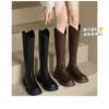 Soft-soled boots spring and autumn new type mouth thin thick-soled velvet Martin boots women