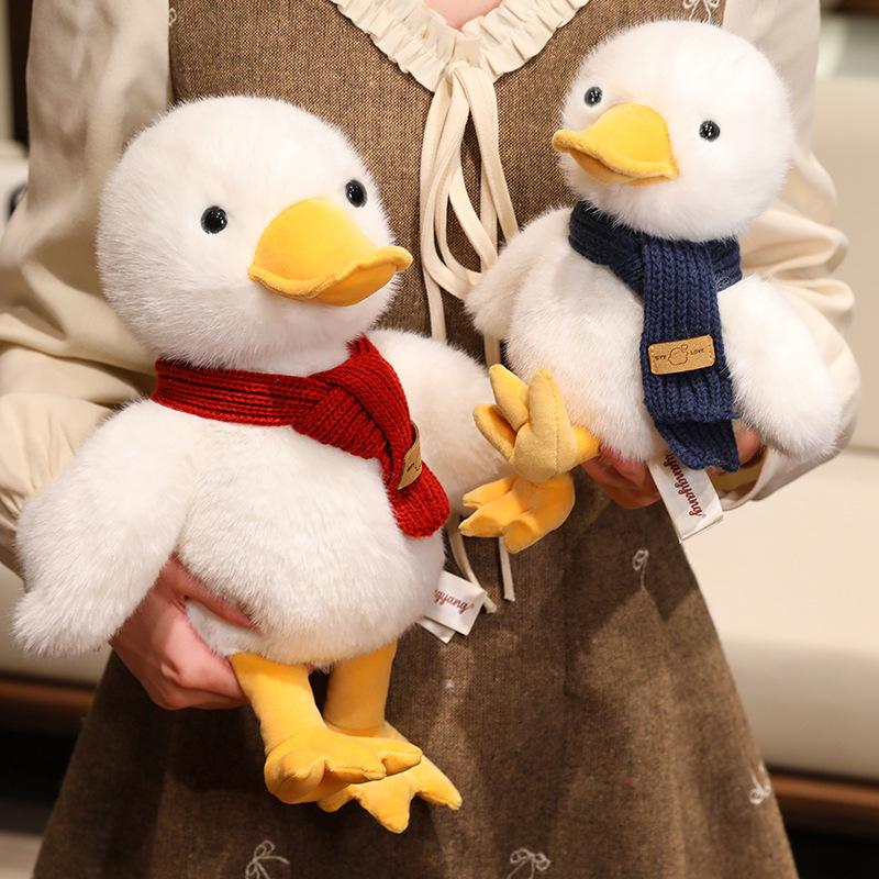 20Simulation Schal Ente Gans Plüschkissen Cartoon Weich Anime Tierpuppe Kuscheltier Niedlich Kinder Weihnachten Geburtstag Geschenk