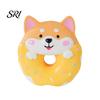 Interactive Dog Toy Donut Animal Latex Squeaky Chew Puppy Teething for Aggressive Chewers Fetch Play