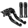CNC Aluminum Brake Clutch Lever Handlebar Grips Aprilia RSV Mille R Motorcycle Custom Upgrade