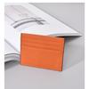 Ultra-Thin Genuine Leather Business Card Holder Compact Wallet Simple Design Top Layer Cowhide Single-Piece Card Sleeve High-End