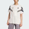 Adidas Originals Real Madrid T-Shirt Crew Neck Casual Sports Short Sleeve Men Tops Dark-Heather-Gray IM7467