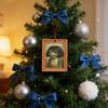 Old Fashion Inspired Hanging Ornament Decoration Constructed With Strong Wood Suitable For Vehicles And Indoor Spaces