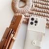 Geldbörse Kartenhalter Riemen Hülle für Samsung Galaxy S25 Ultra S24 FE S23 Plus S22 S21 S20 Note 20 Tasche Crossbody Lanyard PU Leder Abdeckung