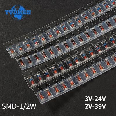 300PCS SMD LL34 Kit de diodo Zener 0.5W 1/2W 3V-24V 2V-39V Conjunto de diodo SMD 1N4148