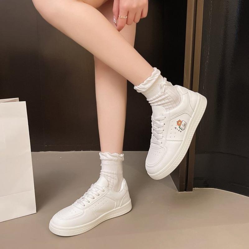 Fashion New Women Shoes Stitch Cute Lolita Shoe Versatile Girl Student Casual Couple's Kawaii Sneakers 2025 Men Women Off White Shoes