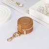 Miniature Jewelry Storage Box With Detachable Keychain Elastic Bands For Rings Earrings Gym Travel Essential