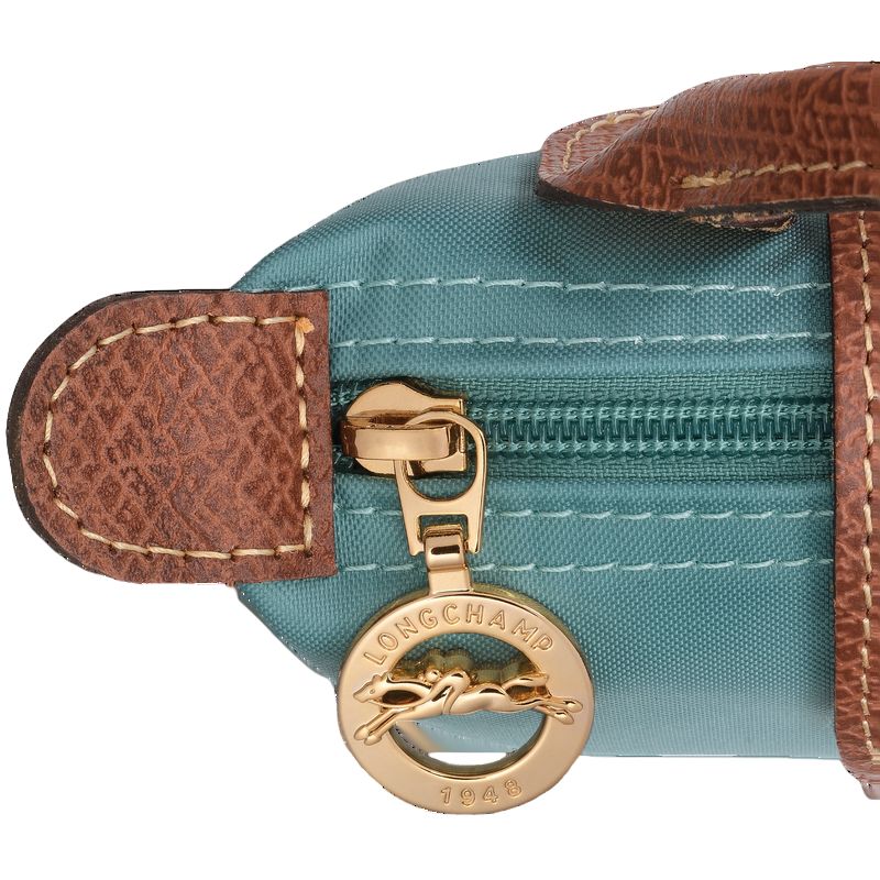 Longchamp Le Pliage Original Series Zapięcie na zatrzask Zamek Błyskawiczny Torba Tote z Nylonu Damska torba tote Eukaliptus 34175089P93